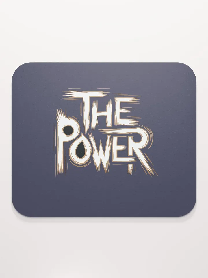 The Power Navy color Classic Mouse Pad product image (2)