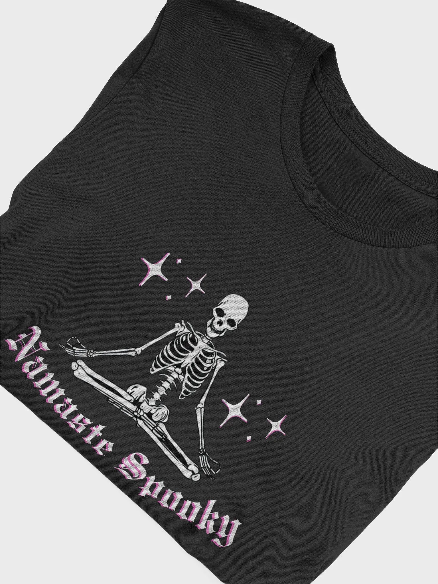 Namaste Spooky Tee💀 Pink/Wht product image (4)