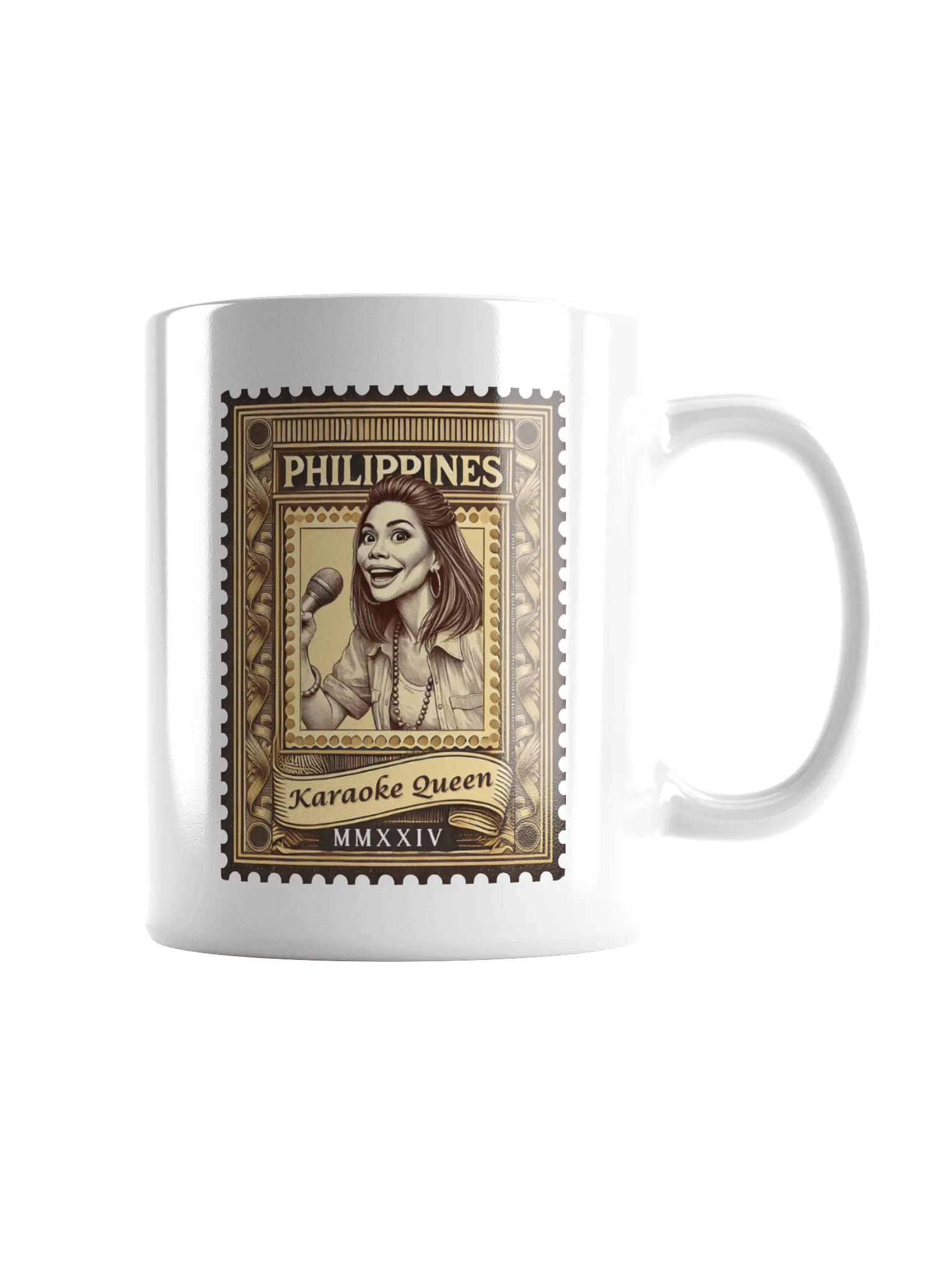 Karaoke Queen White Glossy Mug product image (1)