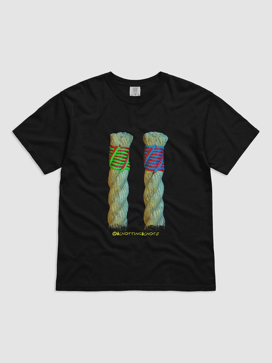 Nautical Sailmaker's Whipping Black T-Shirt product image (1)