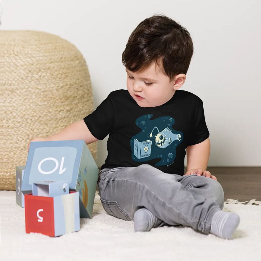 Deep Sea Readin' Toddler - Black product image (5)