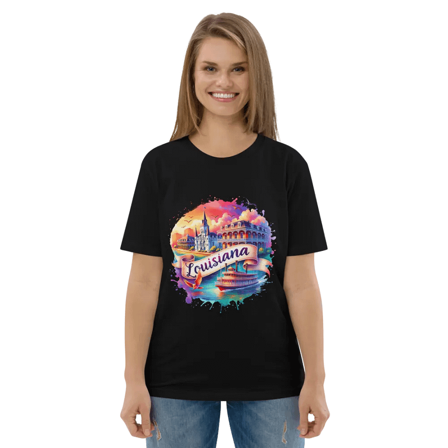 Louisiana Retro Tshirt product image (5)