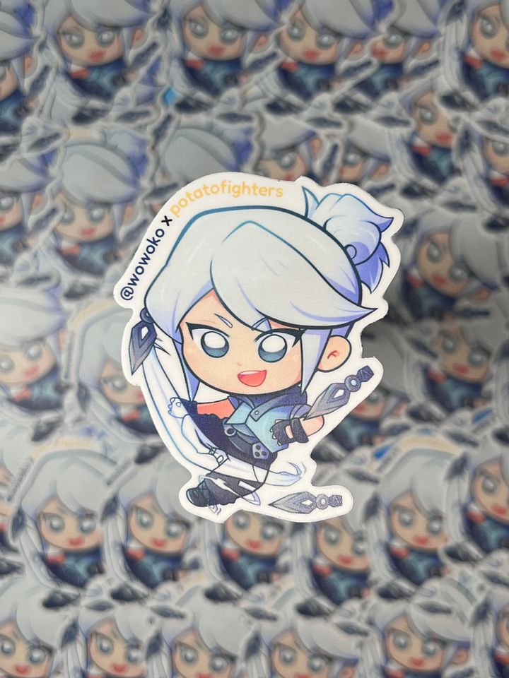 WoWoKo x Potato Fighters - Jett - Sticker product image (1)