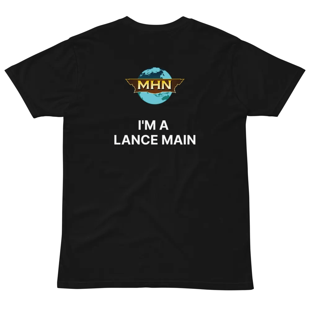 I'm A Lance Main MHN Emblem Unisex T-Shirt Black/Grey/Navy product image (10)