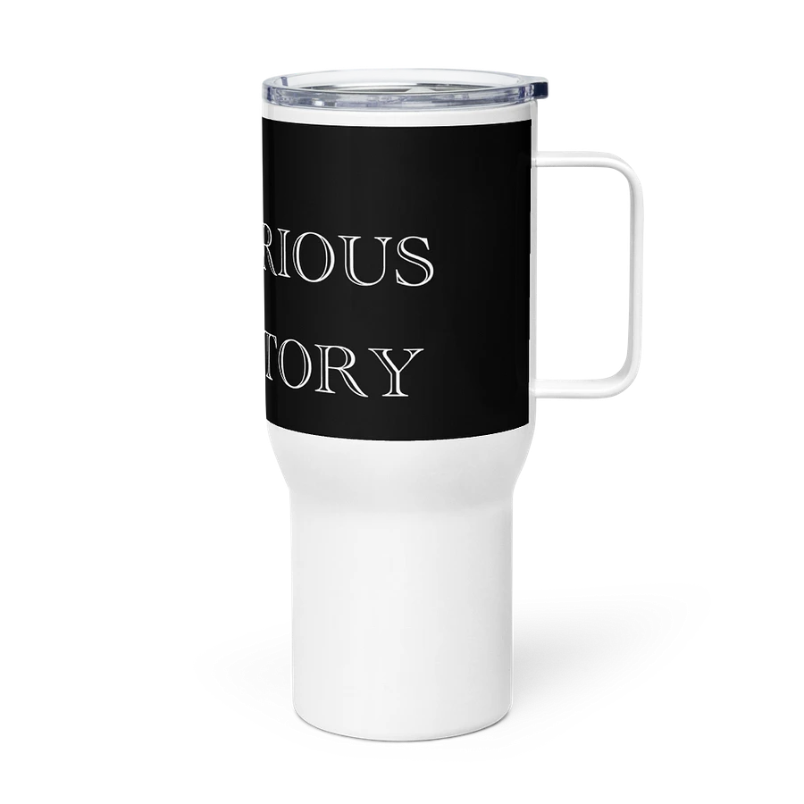 Curious History 25 oz Stainless Steel Travel Mug with Handle product image (3)