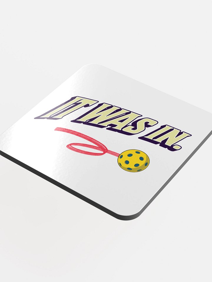 It Was In Pickleball Velocity Vibes Cork Coaster product image (1)