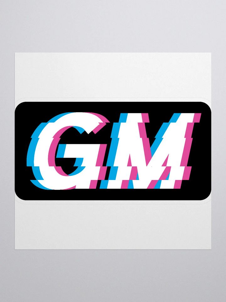 Black GM Sticker product image (1)