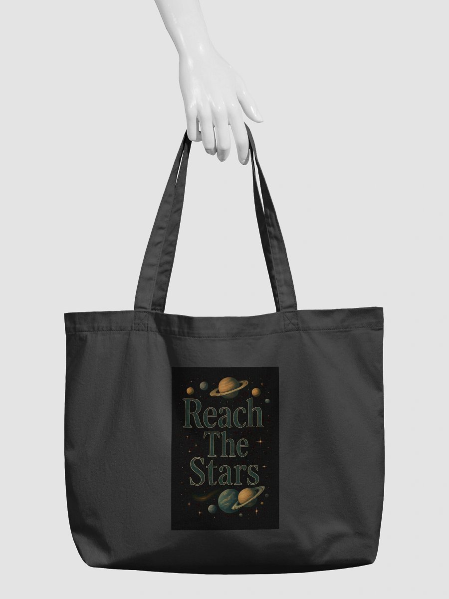 Reach The Stars – Organic Cotton Tote Bag (Wide) product image (3)
