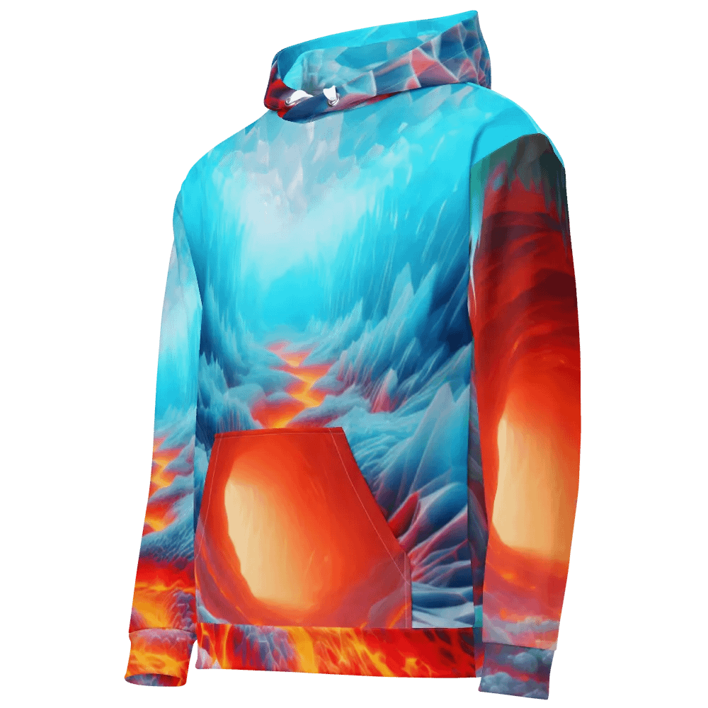 Fire and Ice - Fiery Flow Through Glacier #6 product image (6)