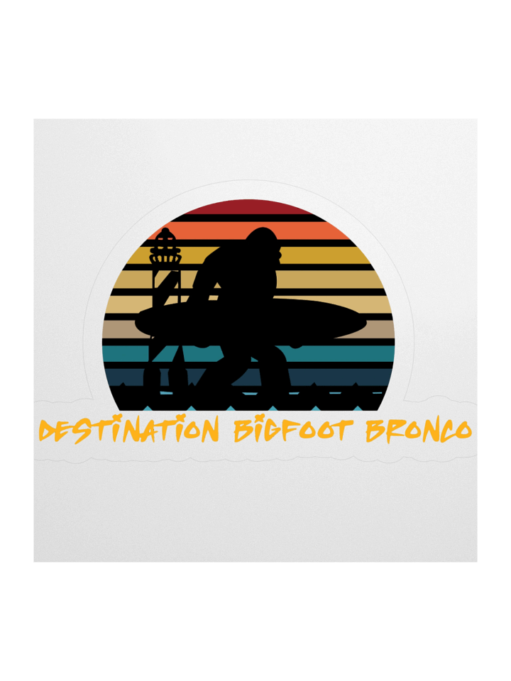 Destination Bigfoot Bronco Classic Logo Decal (Multiple Sizes Available) product image (1)