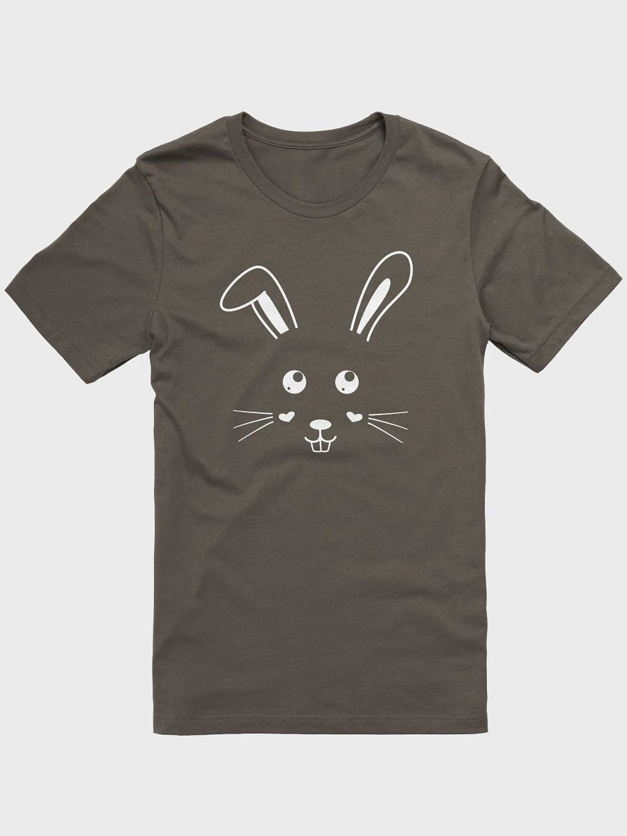 Cute Bunny Face Design Unisex T-Shirt, Bella+Canvas Supersoft T-Shirt, Spring Apparel, Easter Gift, Animal Lover Tee, Cute Graphic Shirt product image (7)