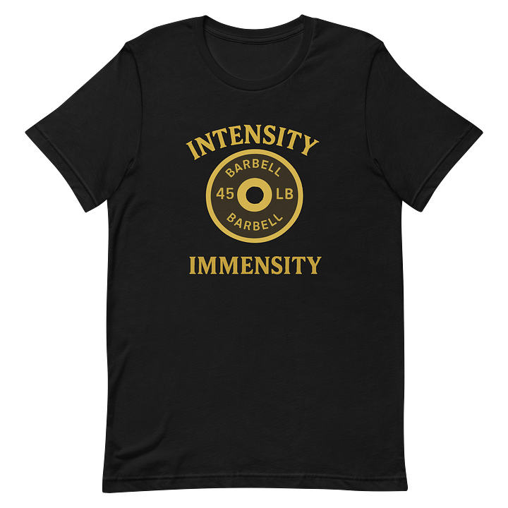 Intensity & Immensity Weight Plate T-Shirt product image (2)