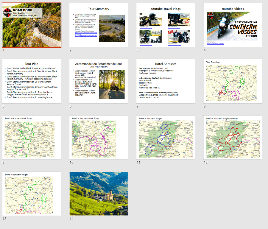 BLACK FOREST & VOSGES - 5 Days, 2000 km, Tour Book & GPX Data product image (3)