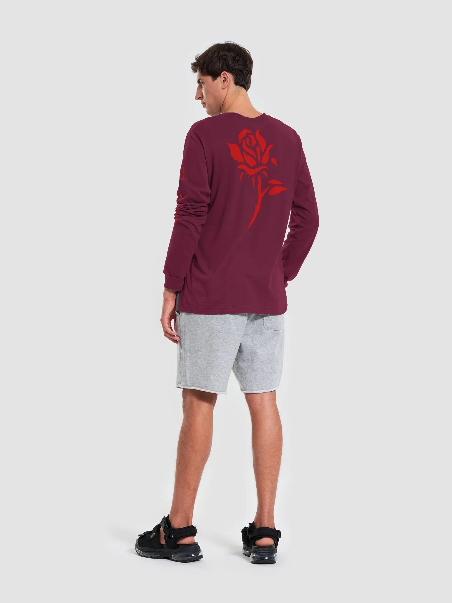 薔薇 Red Dripping Rose Long Sleeve product image (54)