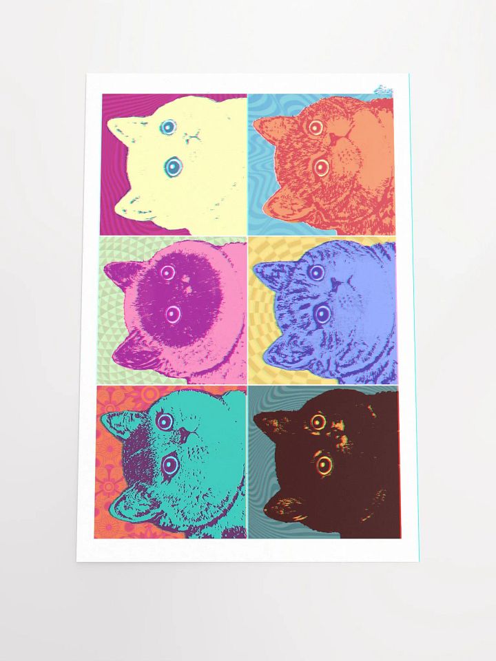 Cats x6 (print) product image (1)