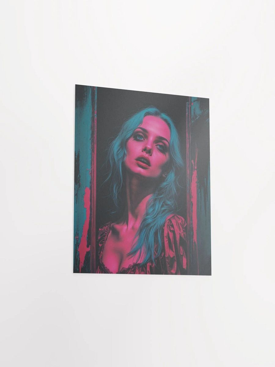 Intense Blue Hair Poster product image (24)