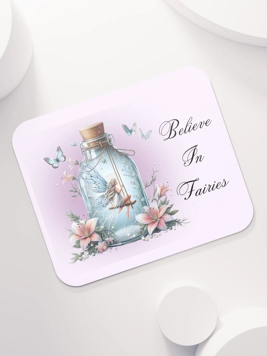 Whimsical Fairy Glass Bottle Mouse Pad product image (7)