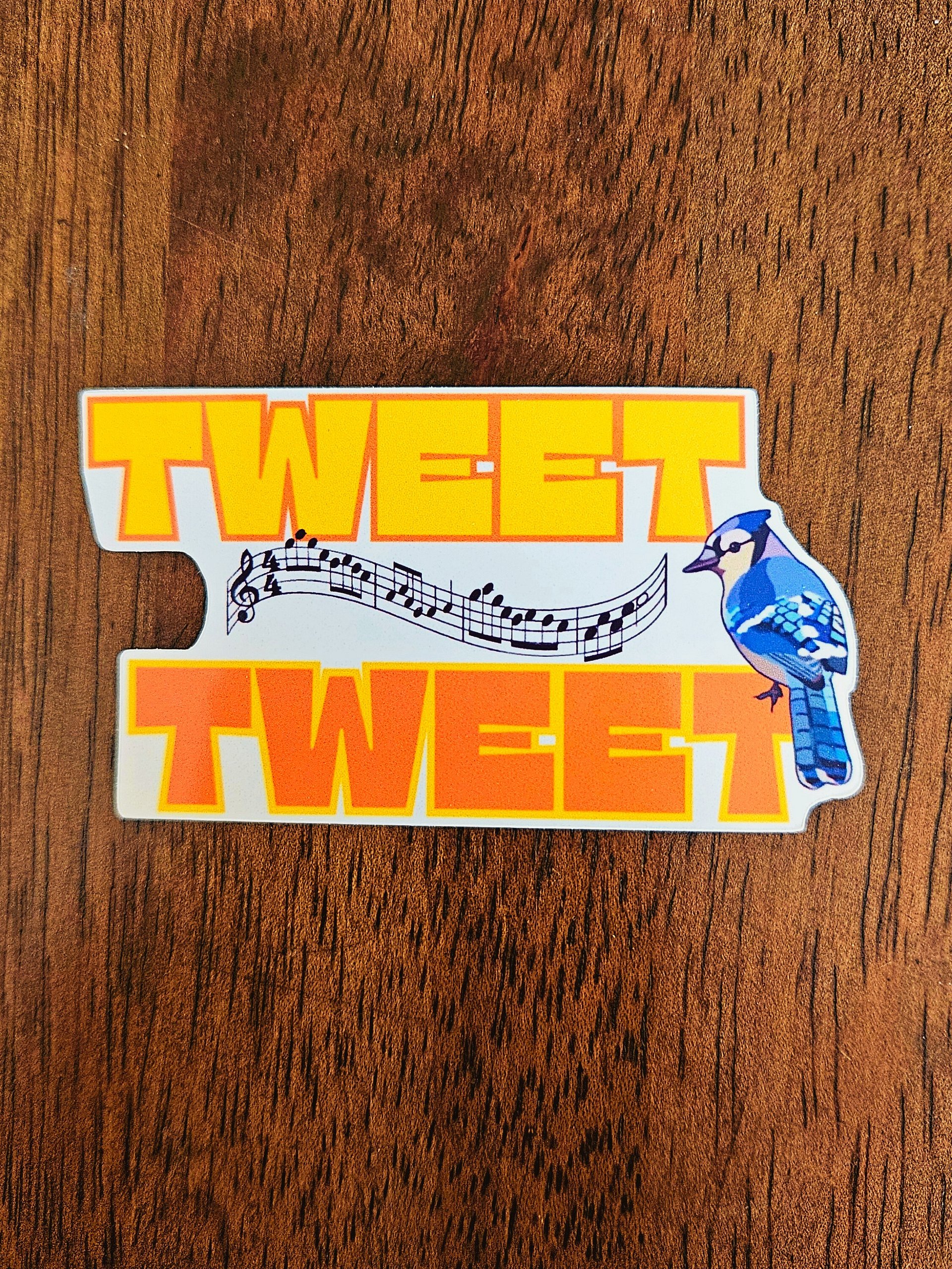Tweet Tweet! Die-Cut Sticker product image (1)