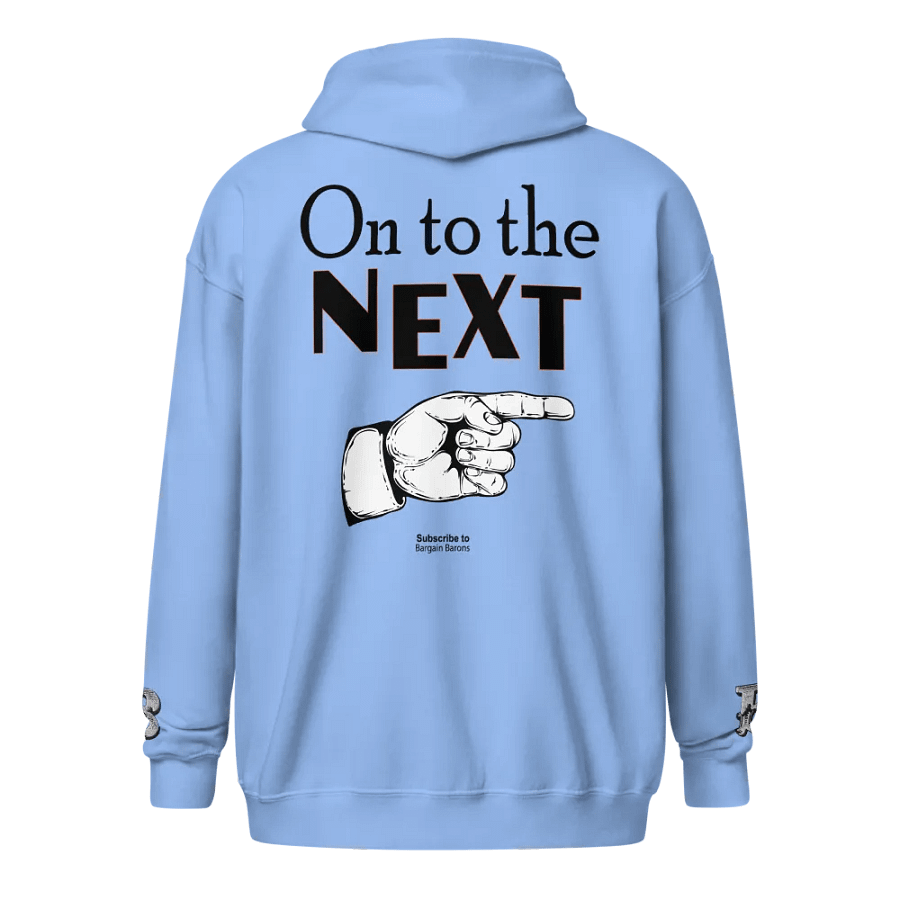 ON TO THE NEXT (Zipper Hoodie - Light) product image (2)