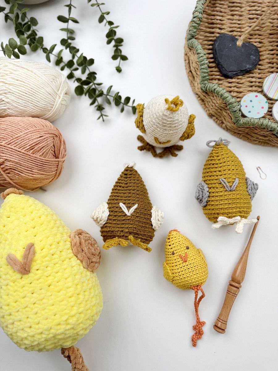 Crochet Chicken Pattern Pdf - Amigurumi Chick - Make With Any Yarn product image (9)