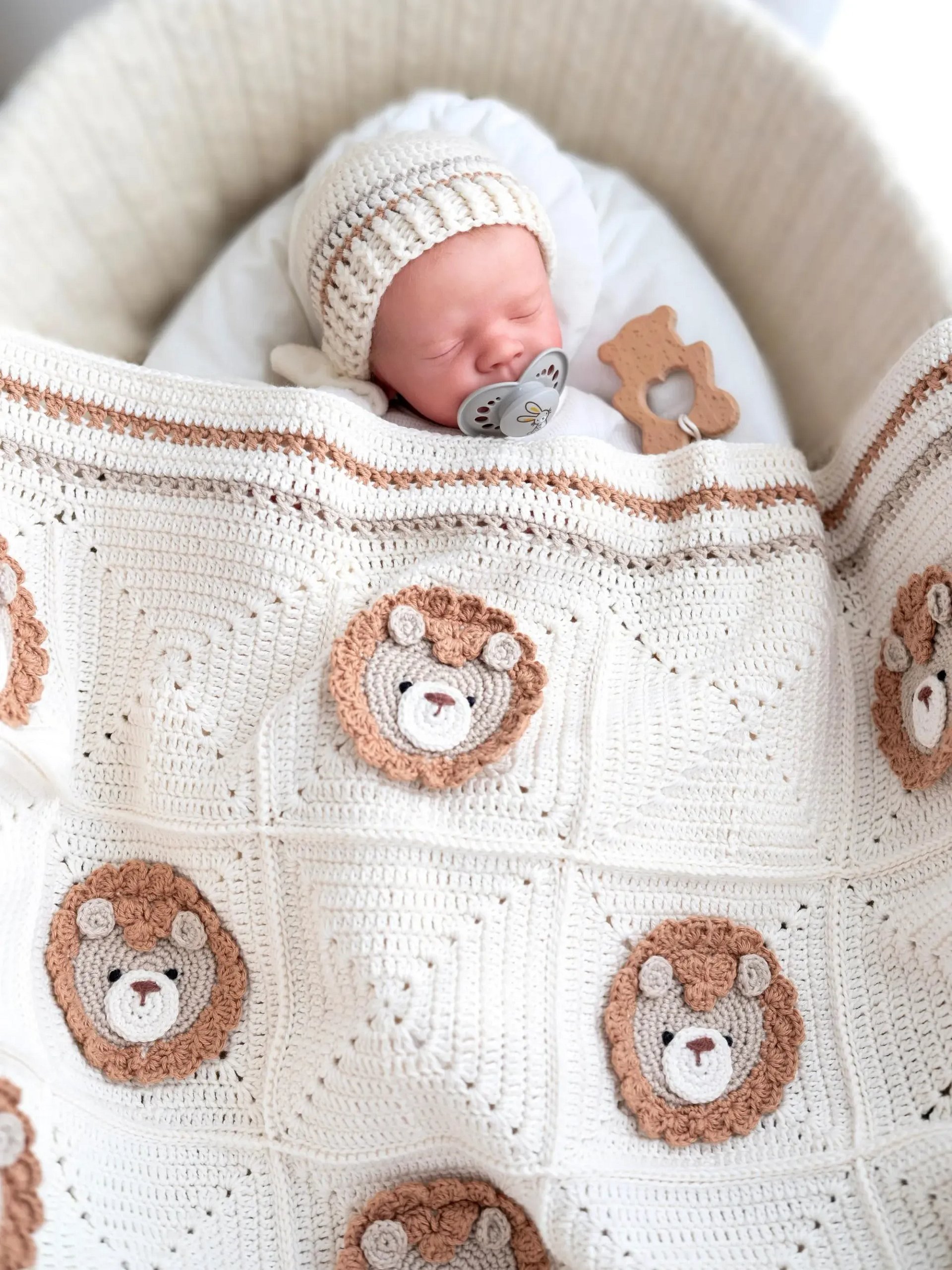 Crochet Pattern: Lion Baby Blanket product image (5)