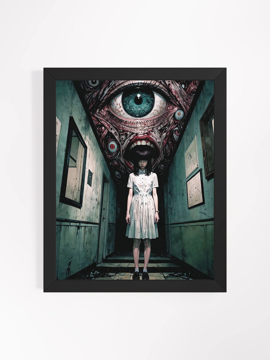 Surreal Nightmare Corridor Framed Print product image (5)