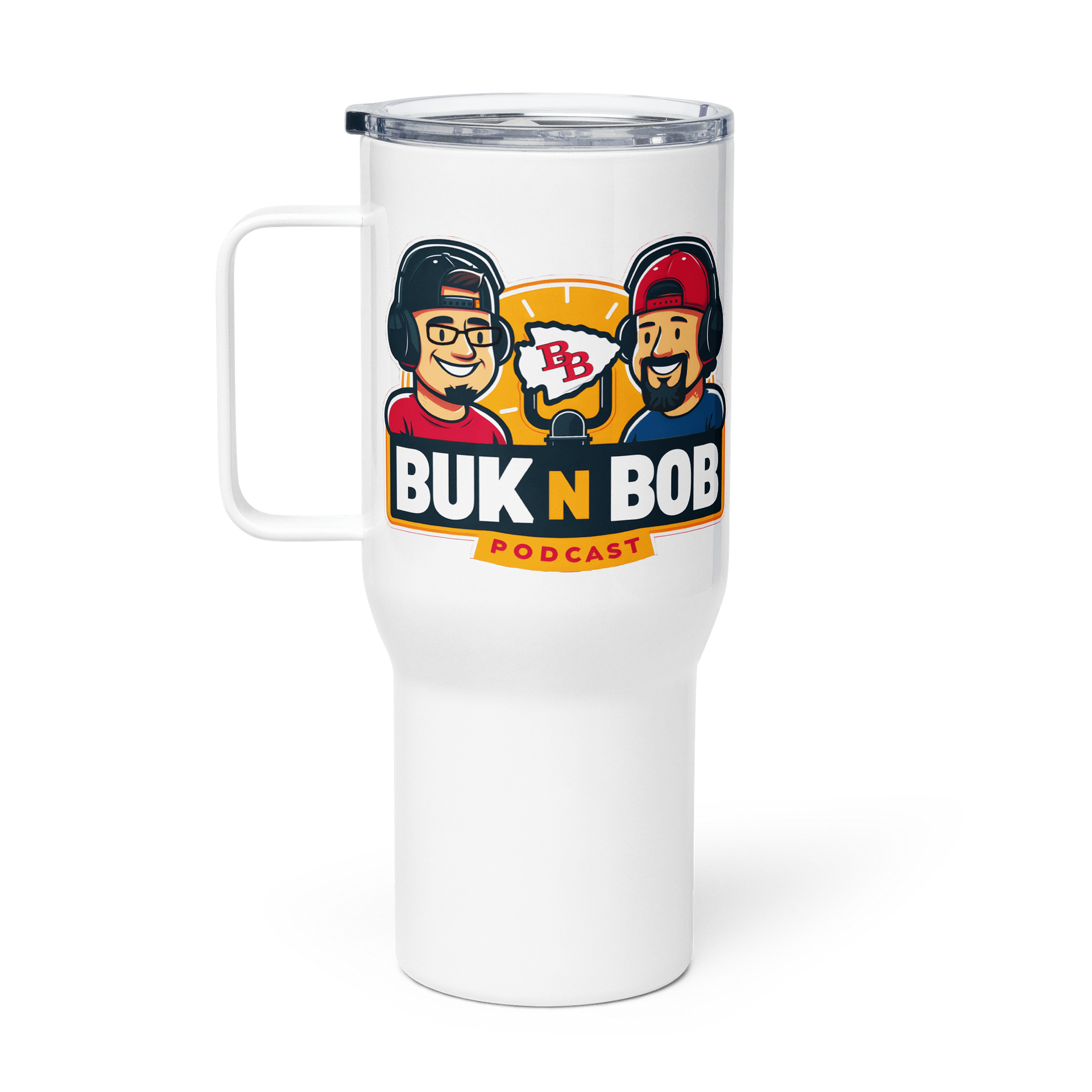 Buk N Bob Football Podcast Travel Mug product image (1)