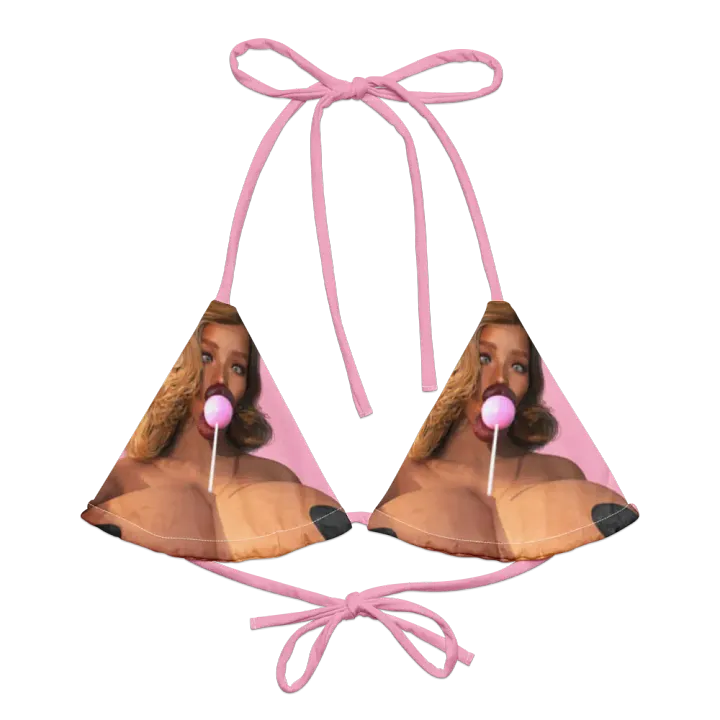 Plastic like candy bikini top product image (1)