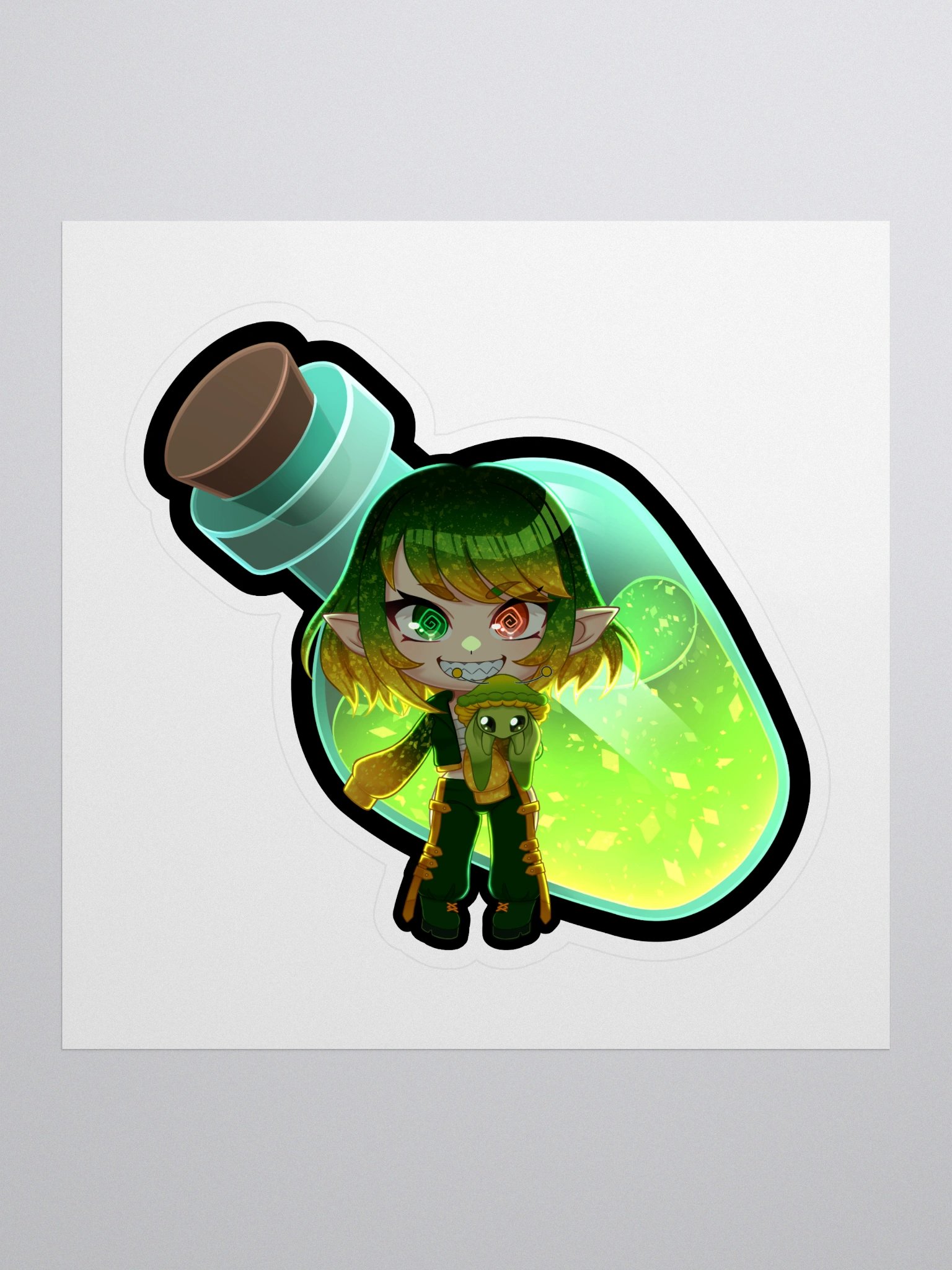 Aria And Potion Kisscut Sticker product image (1)