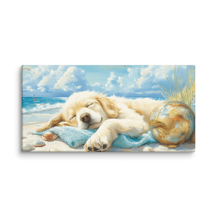 Beachside Bliss - Wrapped Canvas Landscape Print product image (1)