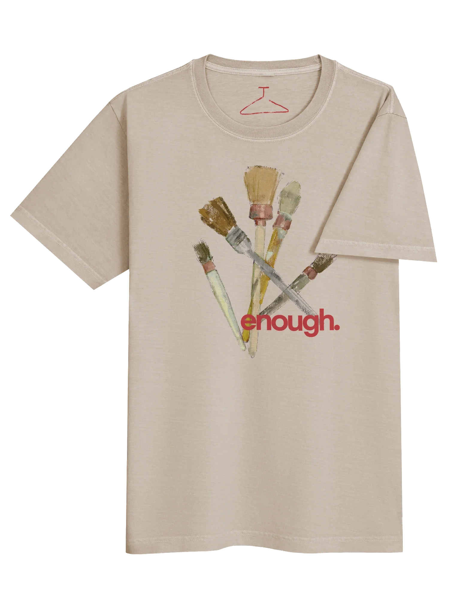 enough hand-painted t-shirt product image (7)