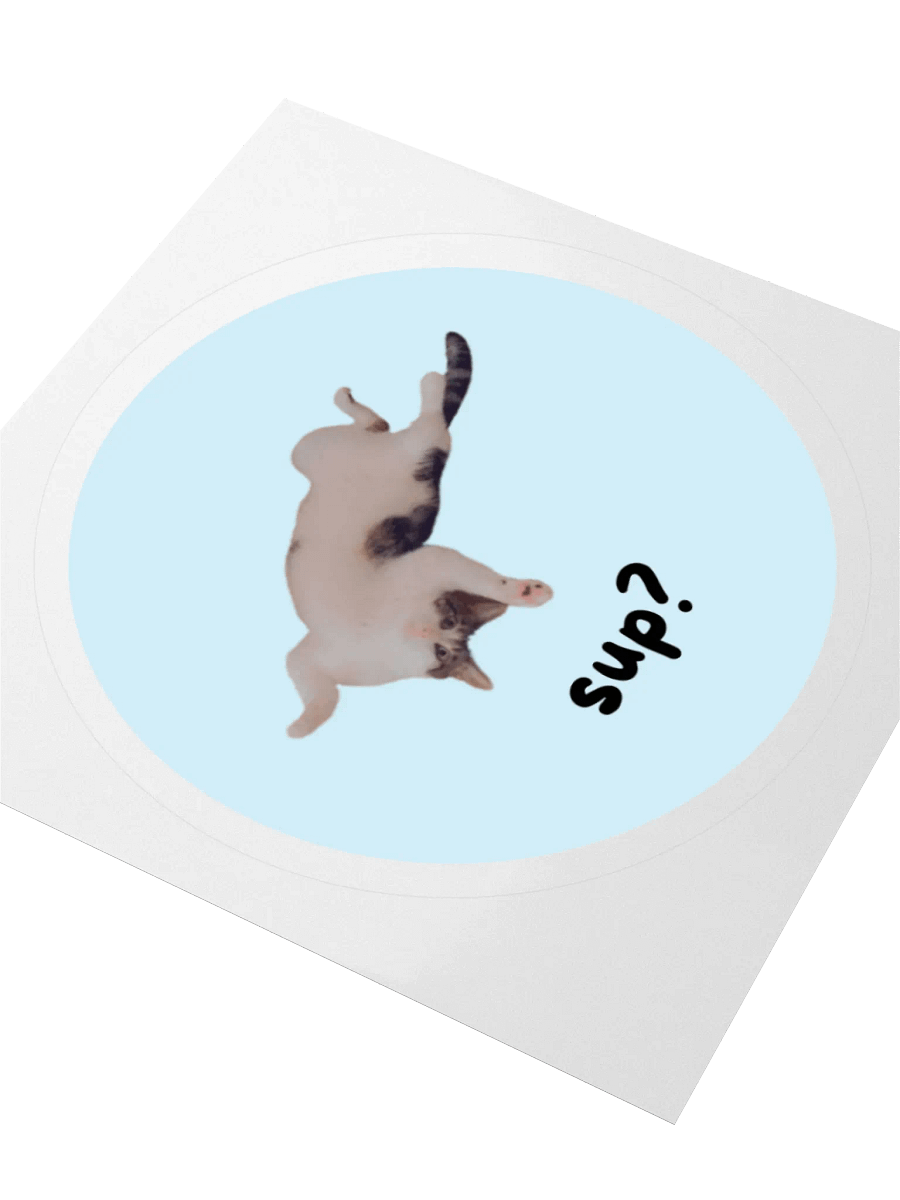 Ollie "Sup?" Sticker product image (3)
