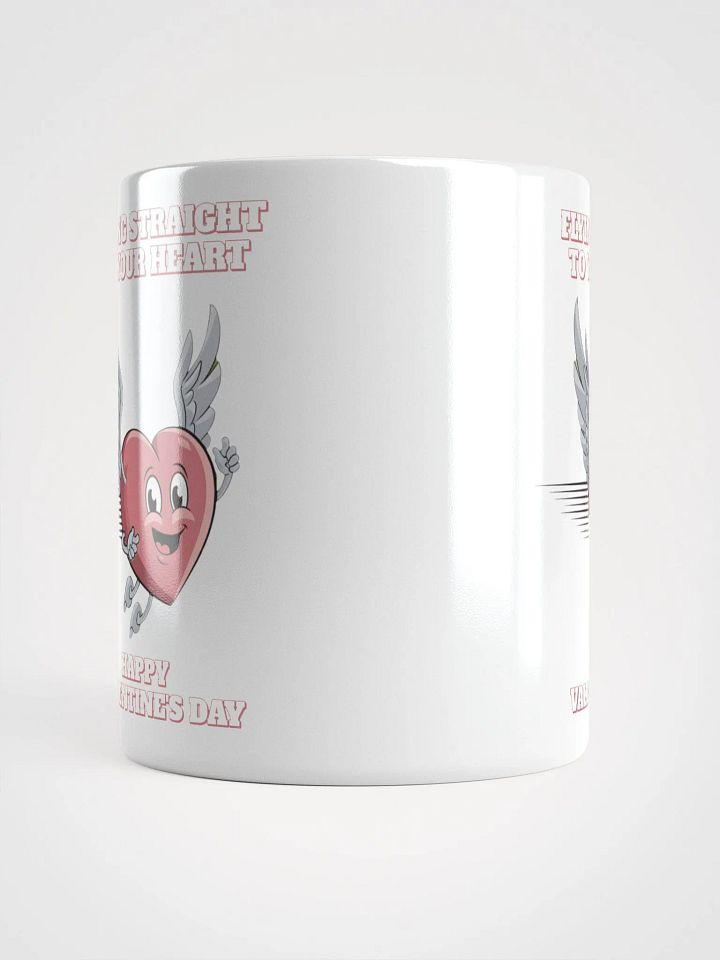 Flying Straight To Your Heart - Happy Valentine's Day White Mug product image (8)