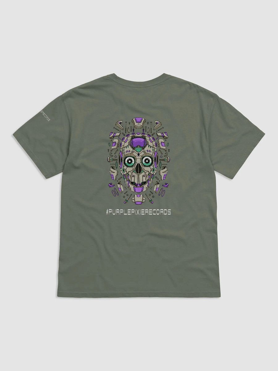 Purple Pixie Records T Shirt Robot Back print product image (3)