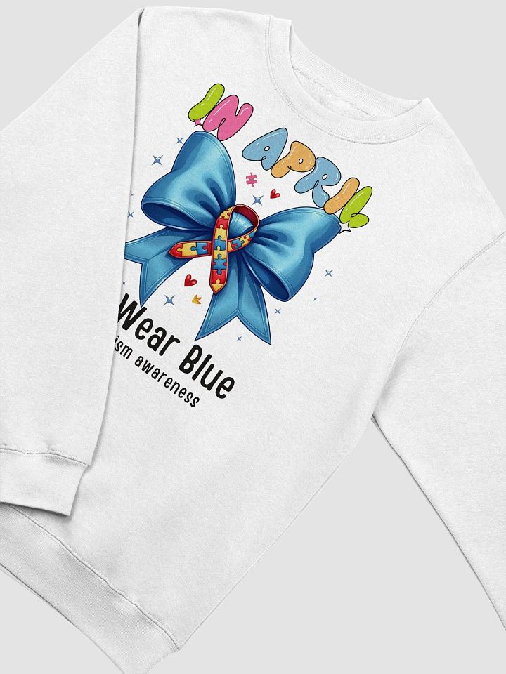 April Puzzle: Autism Awareness Sweatshirt product image (2)
