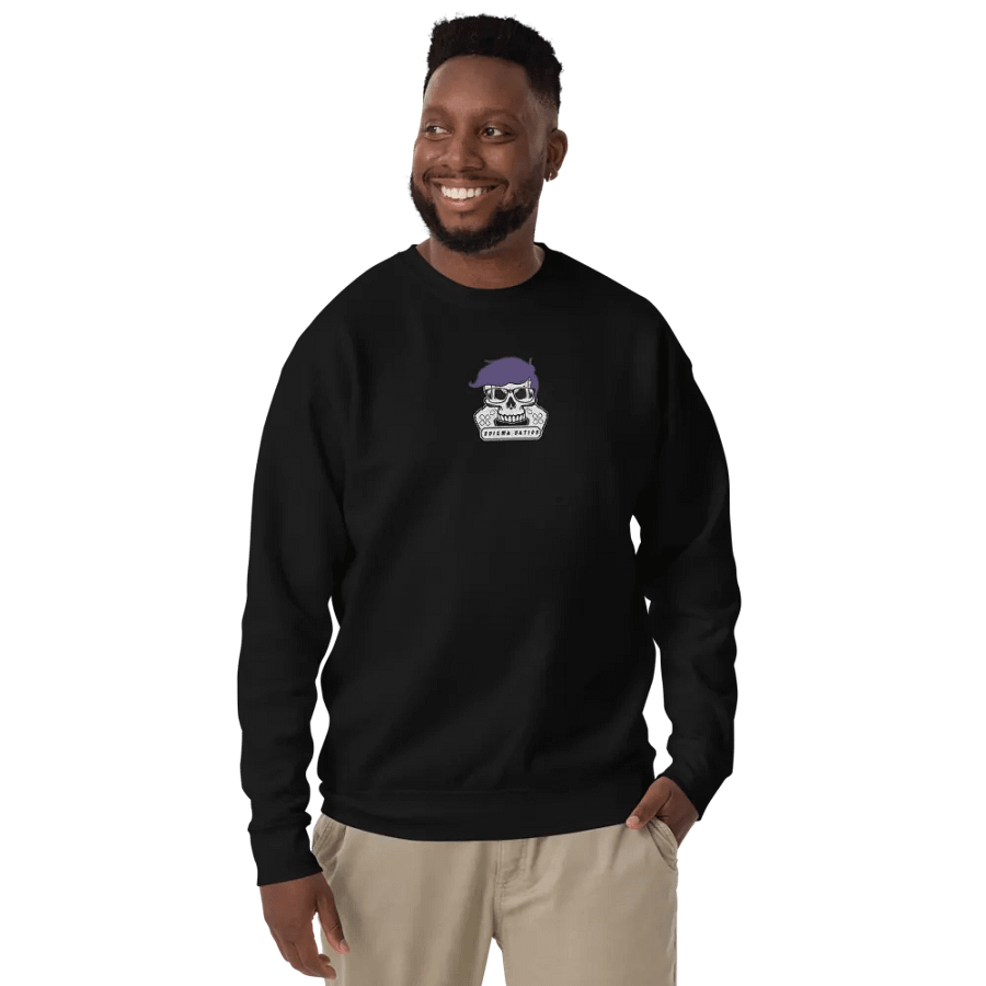 Enigma Nation Cotton Heritage Premium Sweatshirt (EMBRODERED) product image (2)