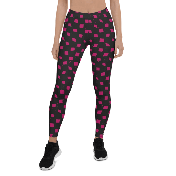 Vibrant Red Square All-Over Leggings product image (1)