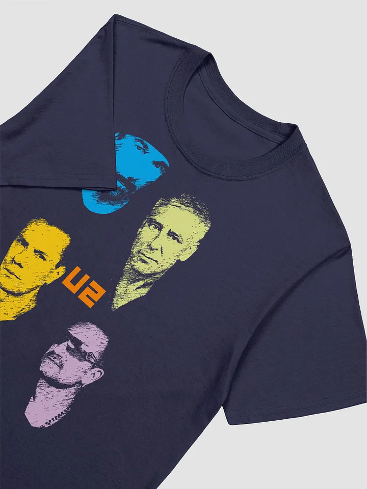 U2 Vibrant Faces Unisex Tee product image (2)