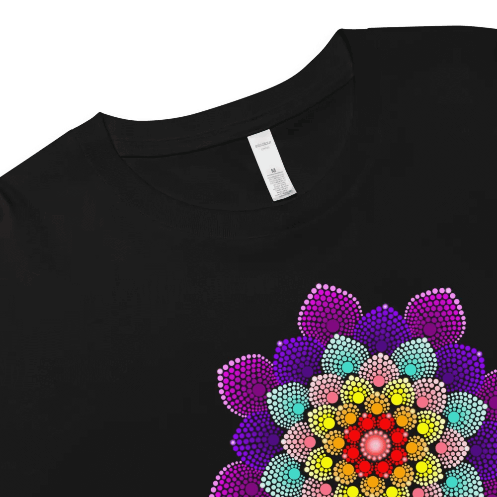 Colorful Dot Mandala Women's Crop Top product image (4)