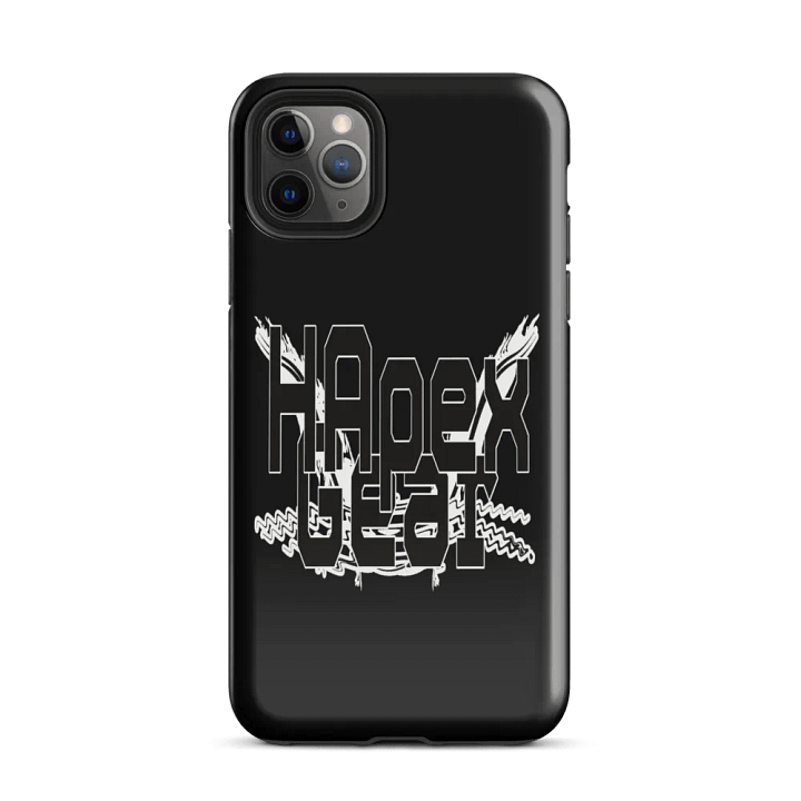 Black HApex Gear Black Logo - Black - Tough Case for iPhone® product image (2)