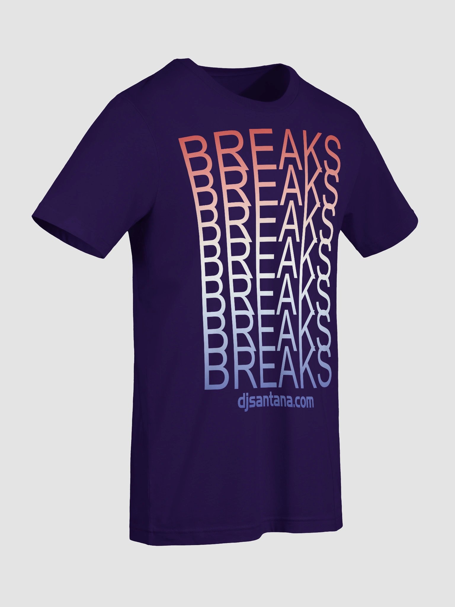 Dj Santana Red white & Blue Breaks T-Shirt product image (27)