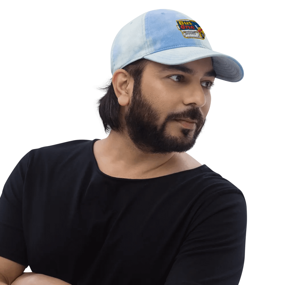 Tie Dye Bus One Trivia Hat product image (7)