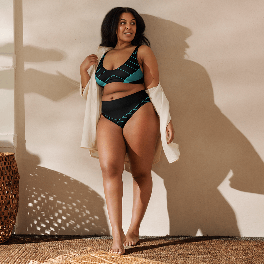 All-Over Print Recycled High-Waisted Bikini product image (12)