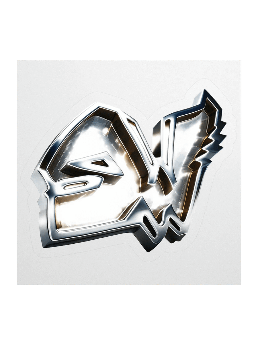 CHROME STICKER product image (1)