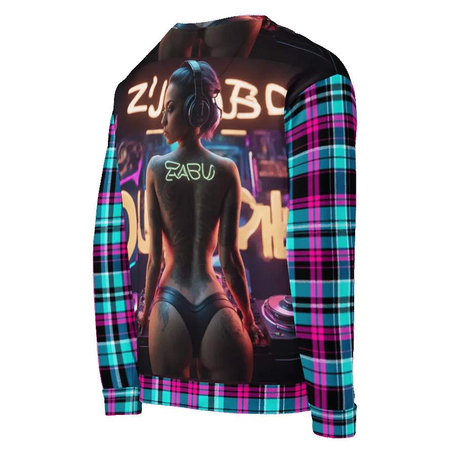 Neon Groove All-Over Print Sweatshirt product image (11)