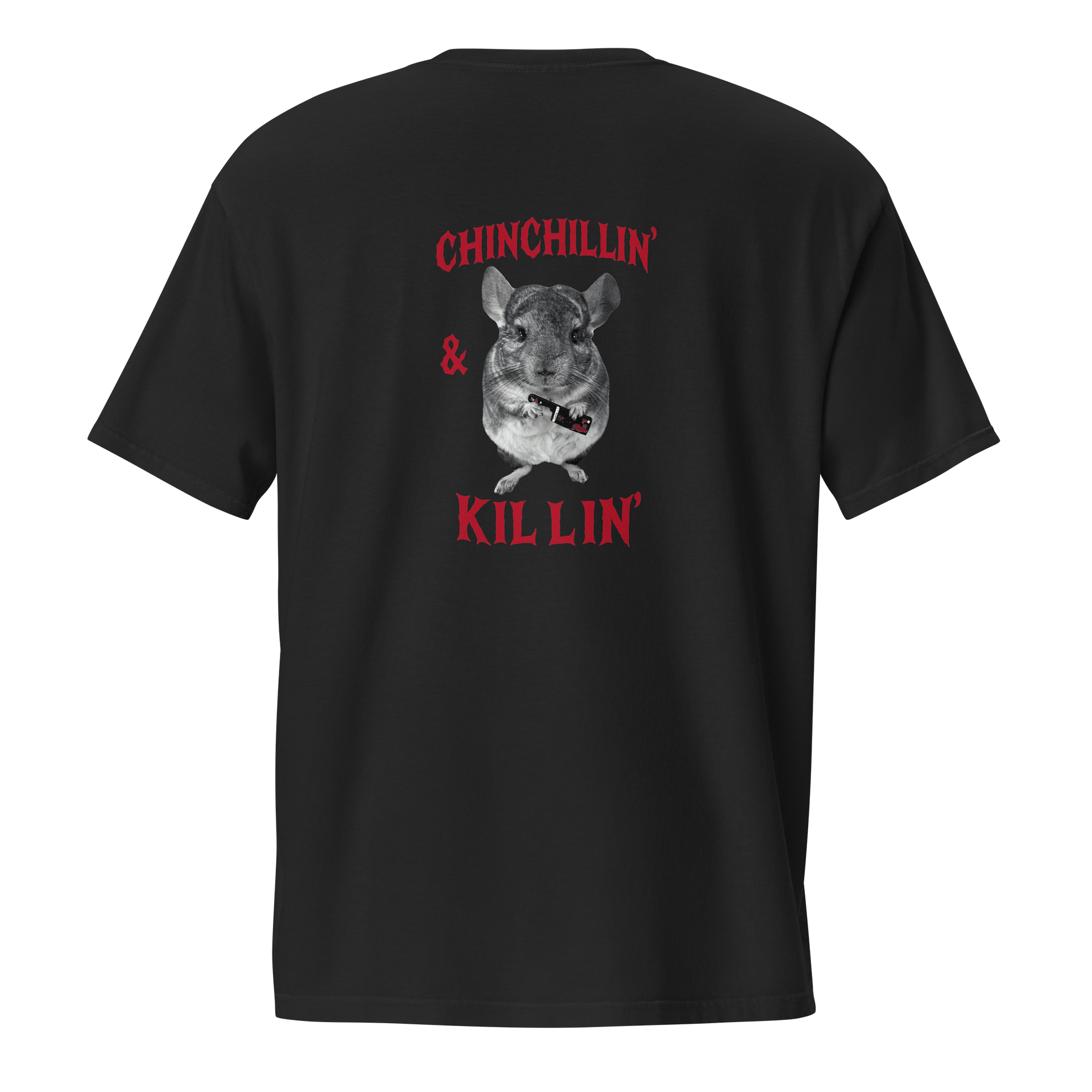 Chinchillin' and Killin' Pocket Tee product image (1)