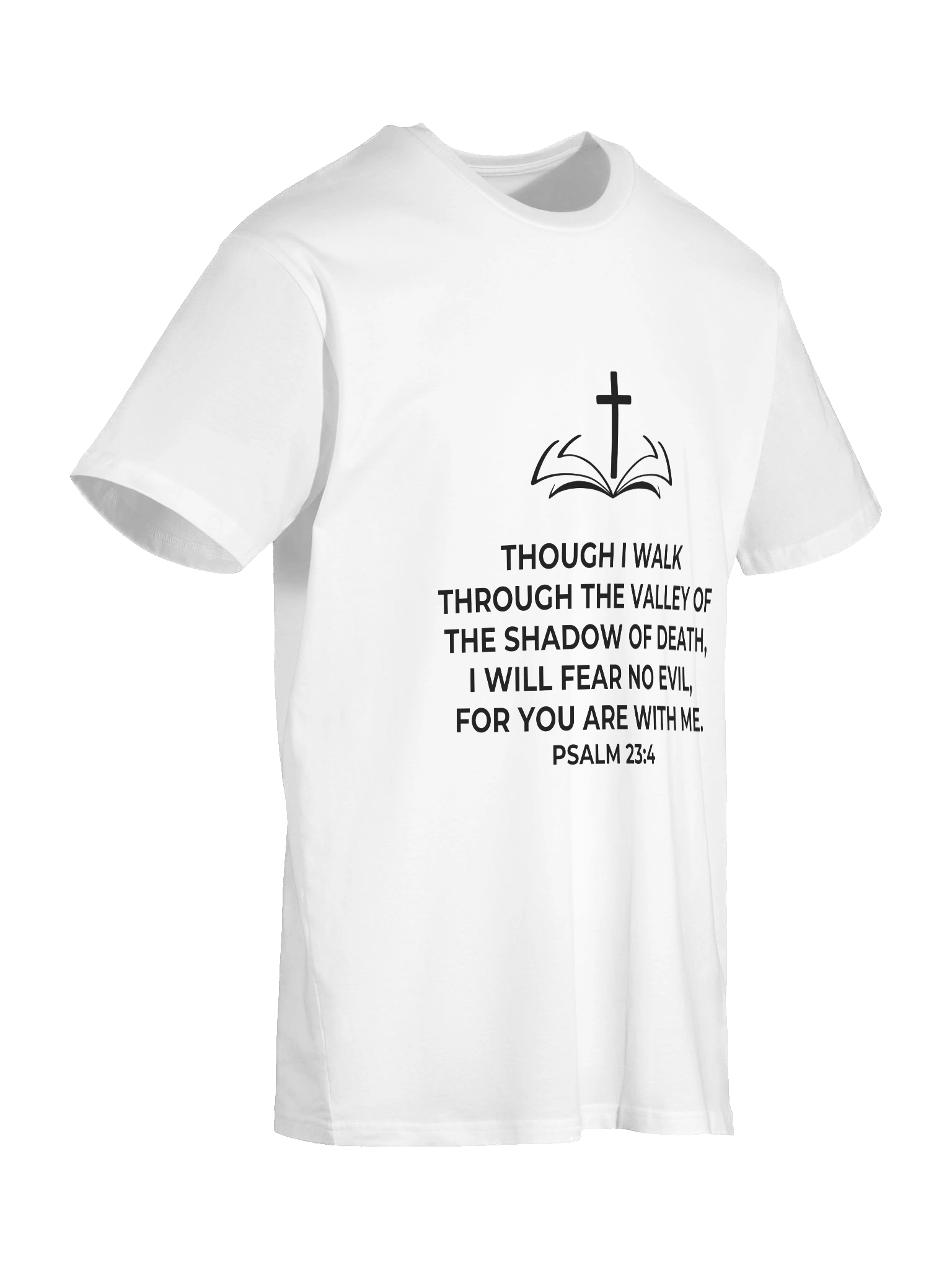 Psalm 23:4 Unisex Tee [Dark] product image (26)