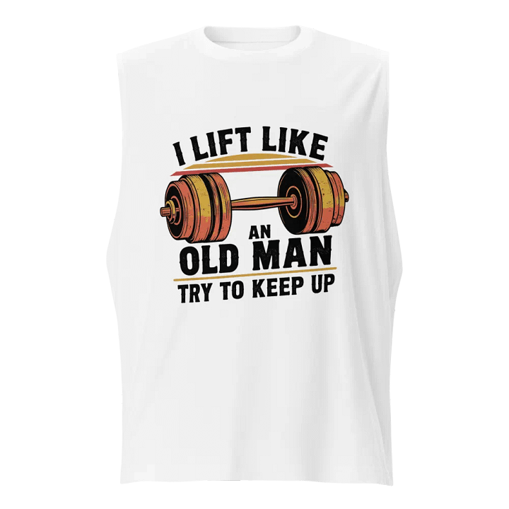 Old Man Lifting Muscle Tank product image (2)