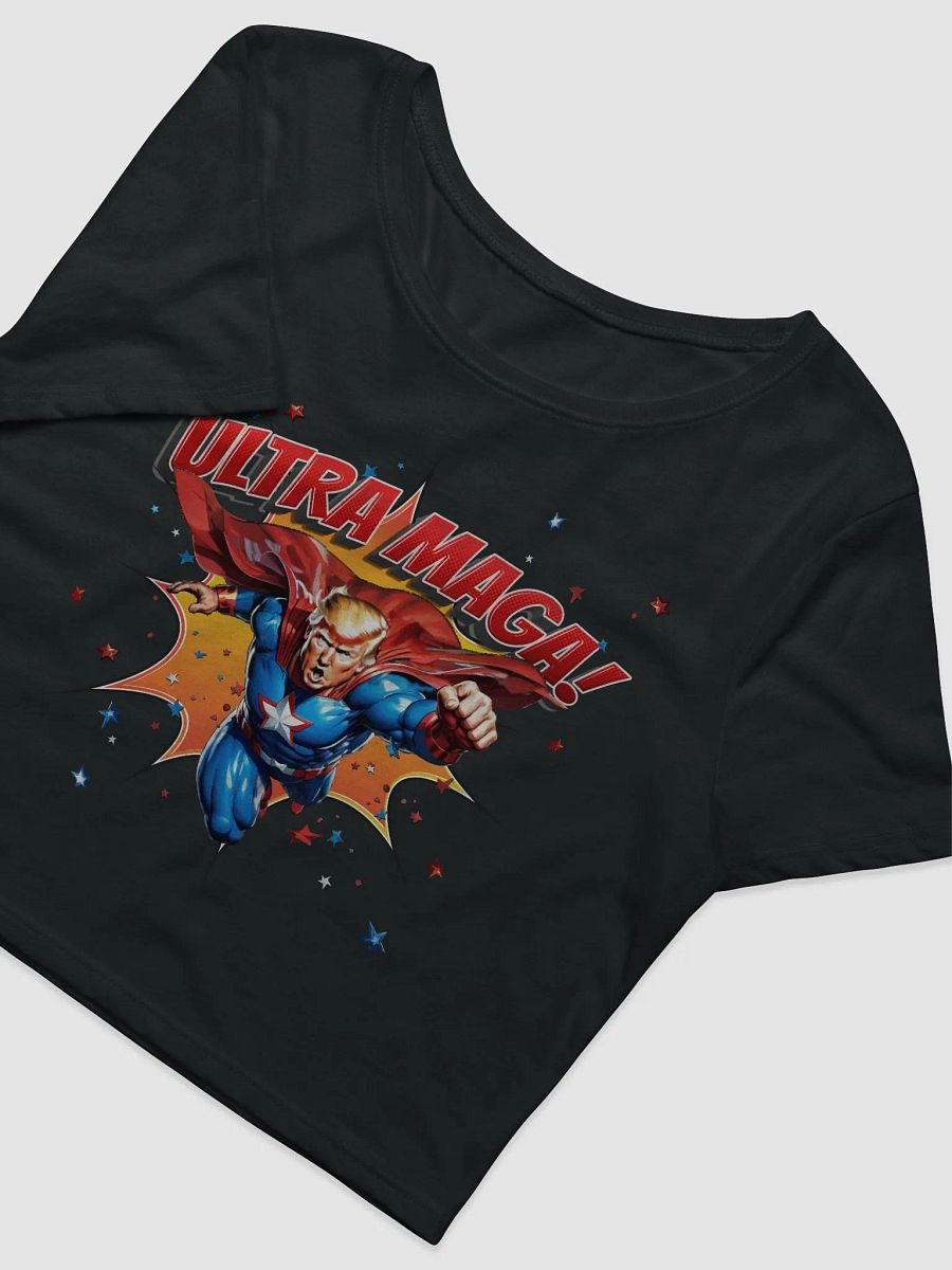 Ultra MAGA! - Women's Crop Baby Tee product image (4)