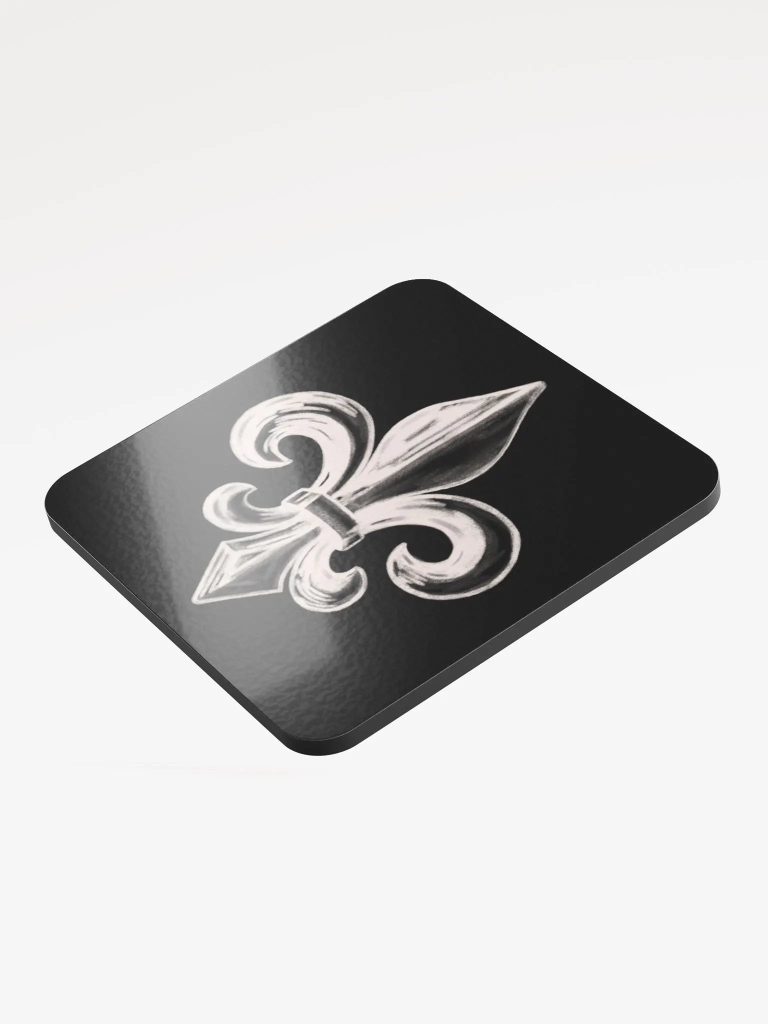 Fleur De Lis Invert Colors Coaster product image (3)